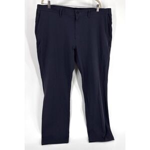 Public Rec Pants Mens 40X30 Blue Performance Chino Golf Travel Stretch Comfort